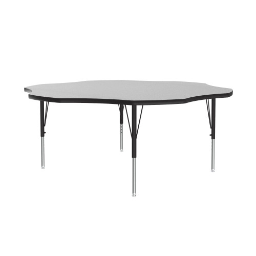 Light Duty Econoline Melamine Flower Adjustable Activity Table - Correll AM60-FLR Light Duty Econoline Melamine Flower Adjustable Activity Table - Correll AM60-FLR