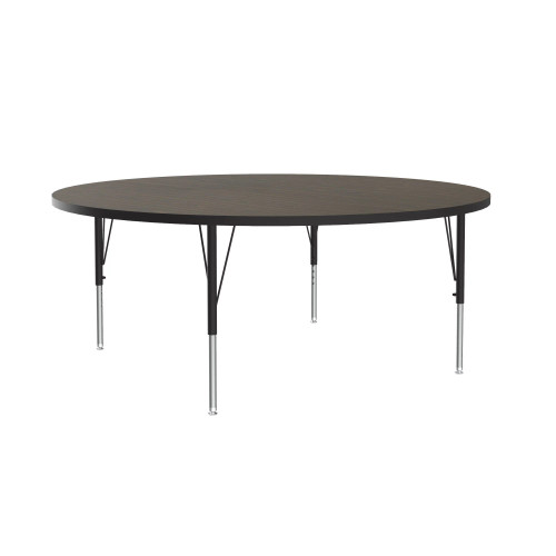 Light Duty Econoline Melamine Round Adjustable Activity Table - Correll Light Duty Econoline Melamine Round Adjustable Activity Table - Correll
