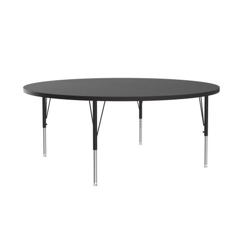 Light Duty Econoline Melamine Round Adjustable Activity Table - Correll Light Duty Econoline Melamine Round Adjustable Activity Table - Correll