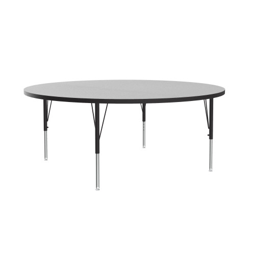 Light Duty Econoline Melamine Round Adjustable Activity Table - Correll Light Duty Econoline Melamine Round Adjustable Activity Table - Correll