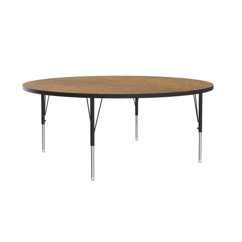 Light Duty Econoline Melamine Round Adjustable Activity Table - Correll Light Duty Econoline Melamine Round Adjustable Activity Table - Correll
