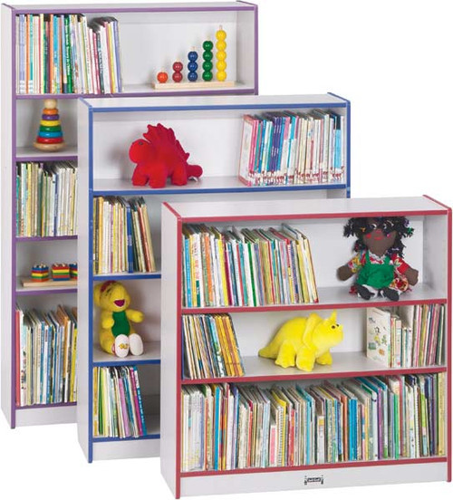 Rainbow Accents Bookcase With Adjustable Shelves - Jonti-Craft
