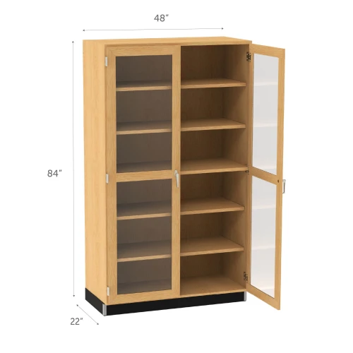 Diversified Access Tall Cabinet with Glass Doors - 358-4822