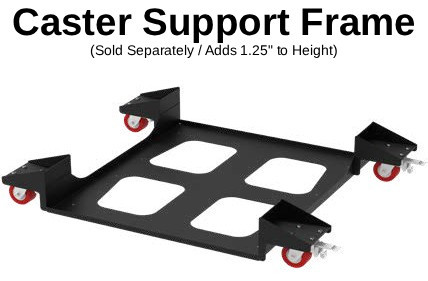 **Optional** Forum Caster Support Frame
**Sold Separately**