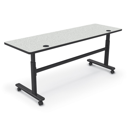 Rectangle Height Adjustable Sit/Stand Flipper Table - MooreCo  Rectangle Height Adjustable Sit/Stand Flipper Table - MooreCo