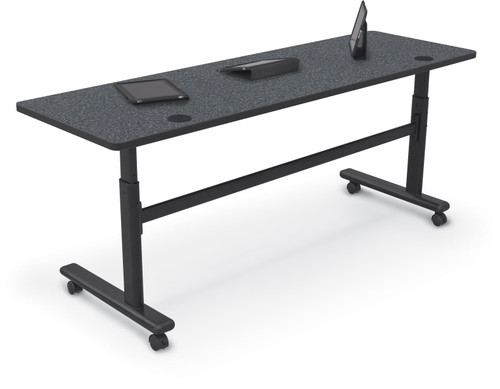 Rectangle Height Adjustable Flipper Table - MooreCo Rectangle Height Adjustable Flipper Table - MooreCo