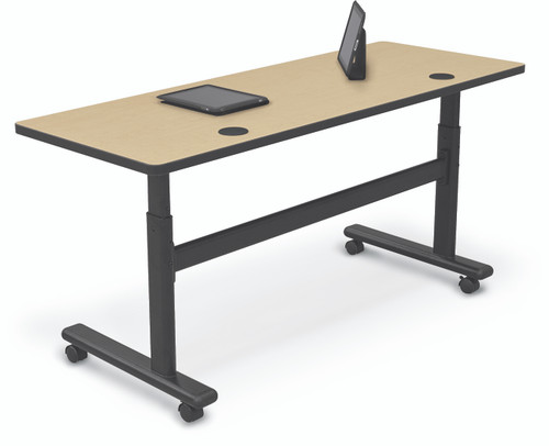 Rectangle Height Adjustable Sit/Stand Flipper Table - MooreCo  Rectangle Height Adjustable Sit/Stand Flipper Table - MooreCo