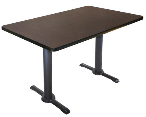 Rectangle Cafe Table with T-Base - Allied USA TB Cafe Series  Rectangle Cafe Table with T-Base - Allied USA TB Cafe Series