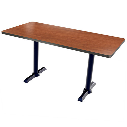 Rectangle Cafe Table with T-Base - Allied USA TB Cafe Series  Rectangle Cafe Table with T-Base - Allied USA TB Cafe Series