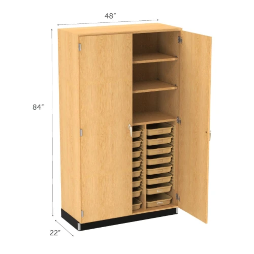 Diversified 351-4822 Access Tote Tray and Shelf Storage Cabinet