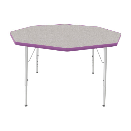 Octagon Activity Table with Adjustable Height - Mahar 48OC