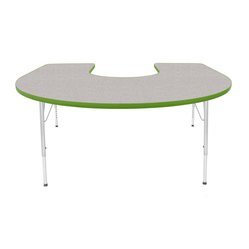 Horseshoe Activity Table with Adjustable Height - Mahar 6066H  Horseshoe Activity Table with Adjustable Height - Mahar 6066H