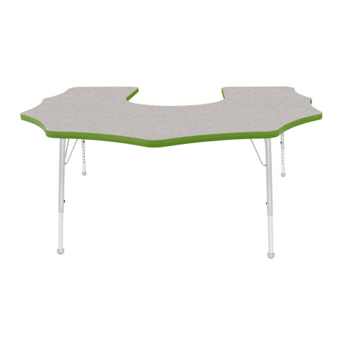 Scalloped Horseshoe Activity Table with Adjustable Height - Mahar 6066SH Scalloped Horseshoe Activity Table with Adjustable Height - Mahar 6066SH