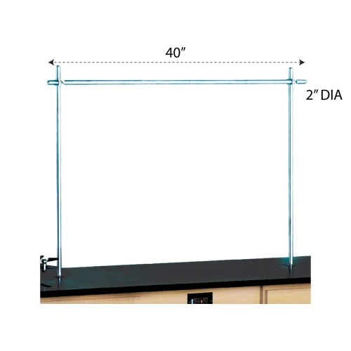 Diversified 100604 Upright Lab Set with Full Crossbar