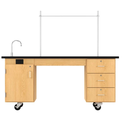 Diversified 4352 Kinetic ADA Lab Station with Sink and Rod Sockets