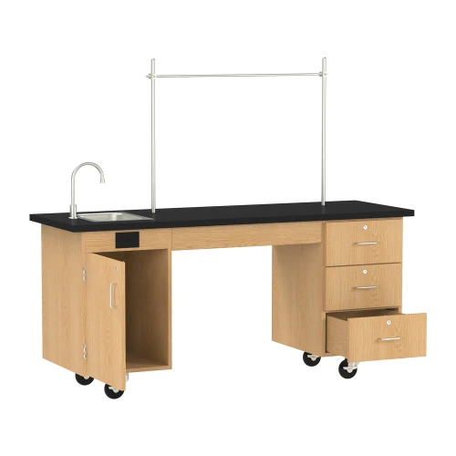 Diversified 4352 Kinetic ADA Lab Station with Sink and Rod Sockets