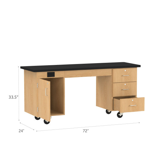 Diversified 4352 Kinetic Flat Top ADA Lab Station