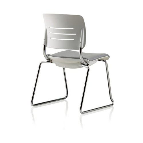 KI Grazie GSNAU Upholstered Armless Sled Base Chair  KI Grazie GSNAU Upholstered Armless Sled Base Chair