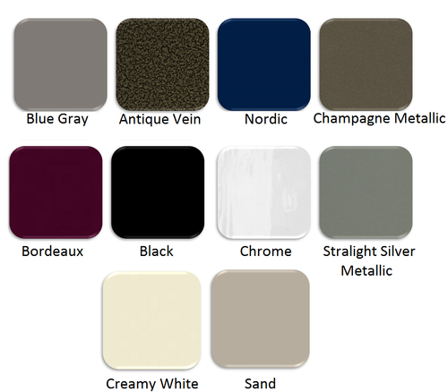 KI Grazie GSOVTAPLH Polypropylene Over Sized Tablet Arm Chair Sled Base