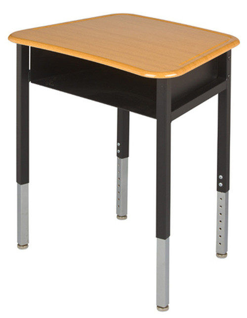Unite Hard Plastic Top Desk with Book Box and Adjustable Height - USACapitol 321