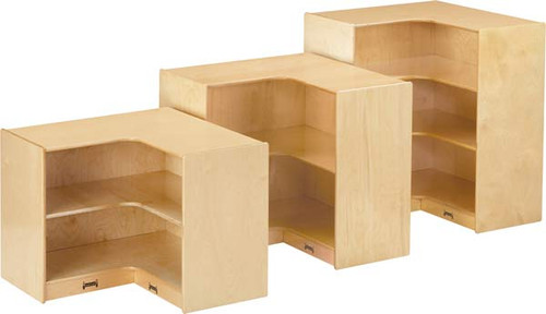 Birch Inside Corner Storage - Jonti-Craft Birch Inside Corner Storage - Jonti-Craft