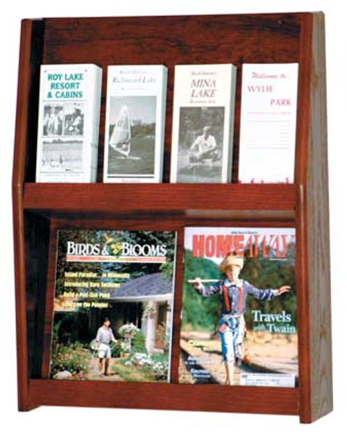 Wooden Mallet LD24-8 8 Pocket Literature Display