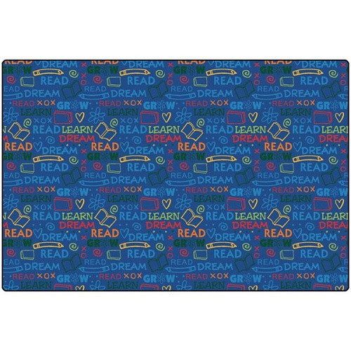 Carpets for Kids 2316 Read to Dream Pattern Rug 6' x 9'