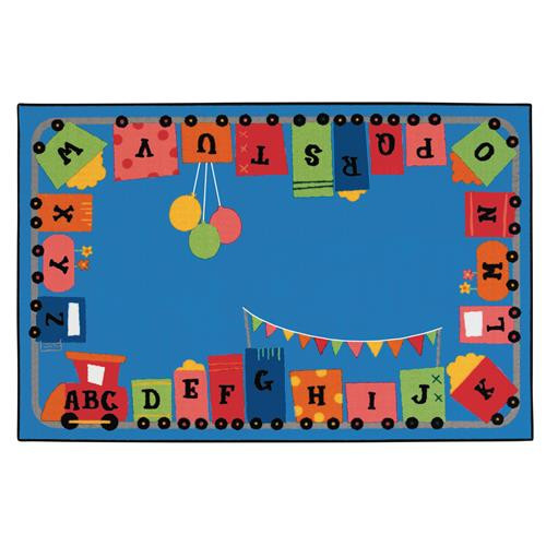 Carpets for Kids 36.80 Alpha Fun Train Carpet 3' x 4' 6"