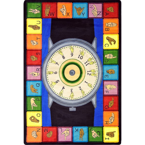 Signs of the Time Rectangle - Joy Carpets 1436