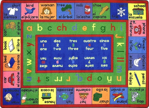 LenguaLink Spanish Rectangle - Joy Carpets 1412