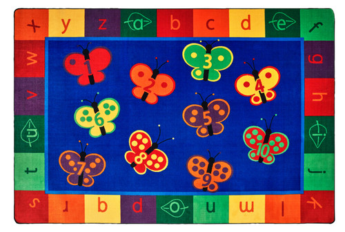 KIDSoft 123 ABC Butterfly Fun - Carpets For Kids KIDSoft 123 ABC Butterfly Fun - Carpets For Kids