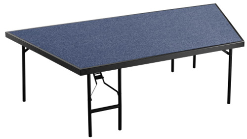 Portable Trapezoidal Pie Carpet Stage Segment - NPS SP-C Portable Trapezoidal Pie Carpet Stage Segment - NPS SP-C