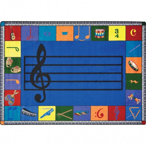 Note Worthy Rectangle Preschool - Joy Carpets 1462
