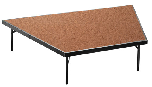 Portable Trapezoidal Pie Hardboard Stage Segment - NPS SP-HB  Portable Trapezoidal Pie Hardboard Stage Segment - NPS SP-HB