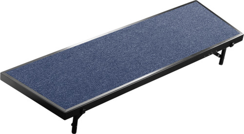 National Public Seating RT8C Tapered Riser with Carpet  National Public Seating RT8C Tapered Riser with Carpet