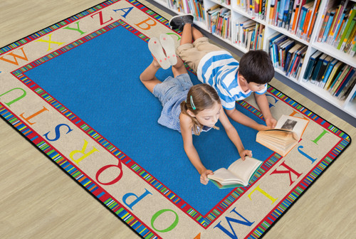 Alphabet Seating Carpet - Flagship FE404 | Affordable Carpets