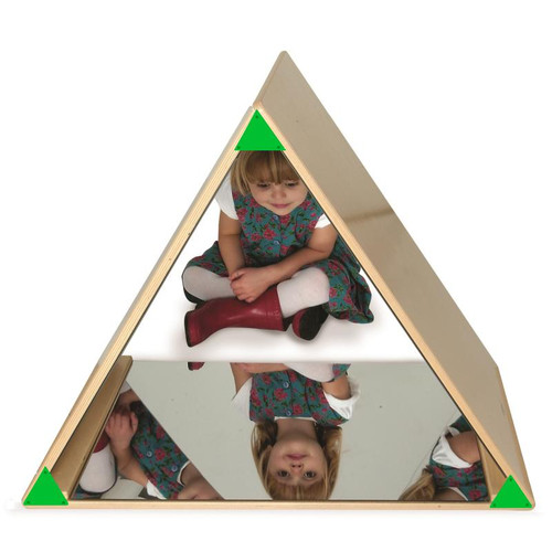Whitney Brothers WB0719 Triangle Mirror Tent 30.25"W x 17.25"D x 26.25"H