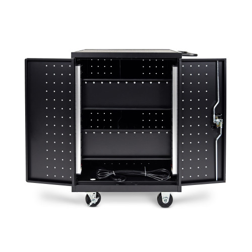 Laptop and Tablet Charging Cart for 24 Devices - Luxor LLTP24-B Laptop and Tablet Charging Cart for 24 Devices - Luxor LLTP24-B