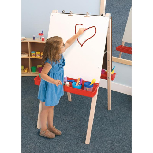 Adjustable Double Easel with Dry Erase Boards - Whitney Brothers WB6800