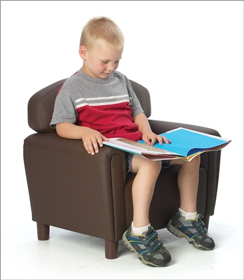 Brand New World FP2C200 Enviro-Child Upholstery Preschool Chocolate Chair