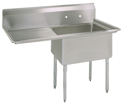 Single 18"W Compartment Sink - BK Resources Single 18"W Compartment Sink - BK Resources