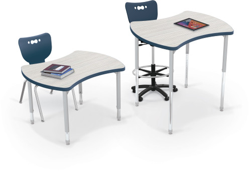 Hierarchy Quad Table - MooreCo - Sold Individually - Props Not Included Hierarchy Quad Table - MooreCo - Sold Individually - Props Not Included