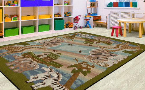 Lady Bug Numbers Tranquility Rug - Flagship FM176 | Affordable