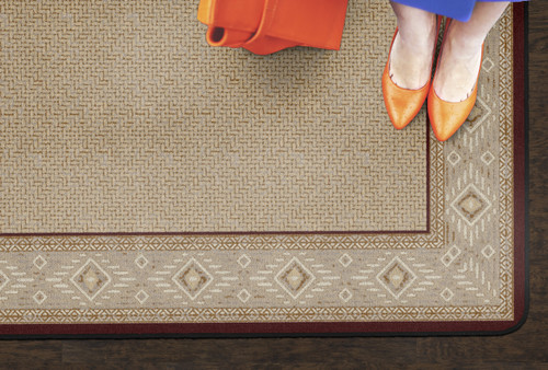 Ventana Weave Garnet Rug - Flagship FM187