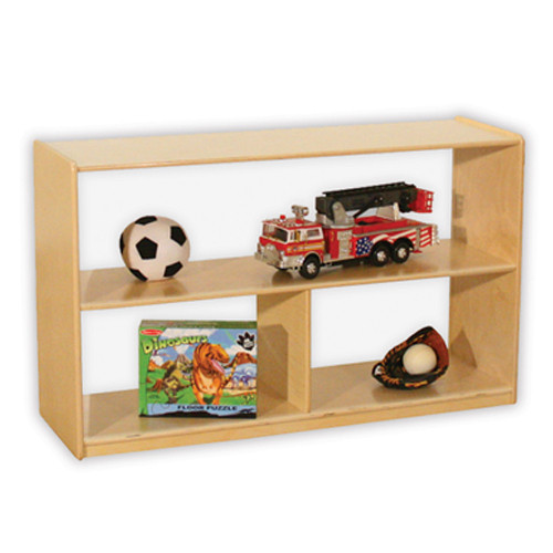 Versatile Shelf Storage with Acrylic Back - 30"H - Wood Designs WD13030AC