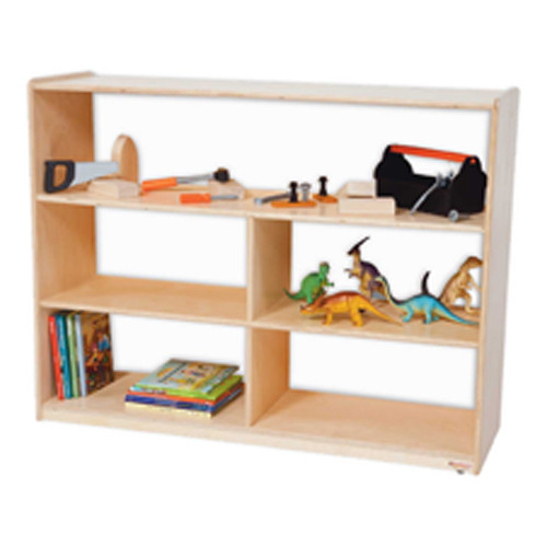 Versatile Storage Unit with Acrylic Back - 38"H - Wood Designs WD13630AC