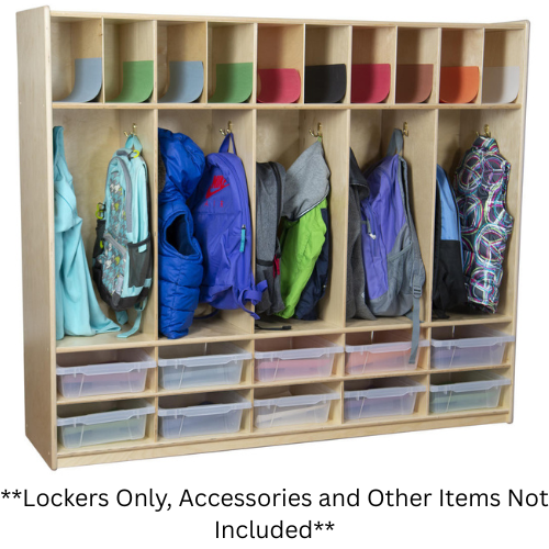 Locker and Communication Center with Translucent Trays - Wood Designs WD990096CT **Lockers Only** Locker and Communication Center with Translucent Trays - Wood Designs WD990096CT **Lockers Only**
