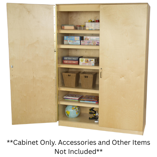 Resource Cabinet - 84"H - Wood Designs WD990767