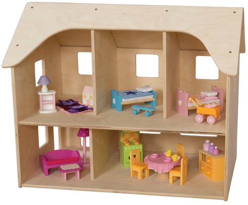 Doll House - Wood Designs WD990855 **Accessories Not Included**