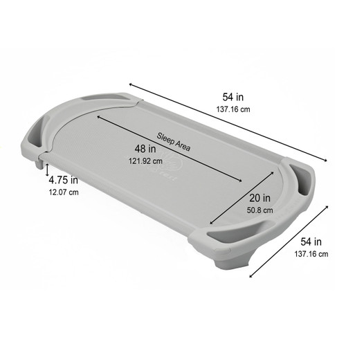 Children's Factory SpaceLine Stackable Daycare Cots - Standard